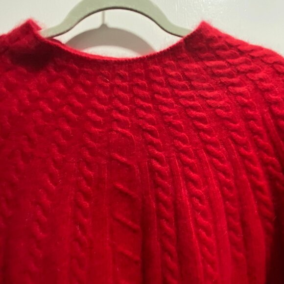 Vintage Angora Fuzzy Fluffy Y2K Quiet Luxury Preppy Sporty Japan Made Sweater M - Picture 2 of 8